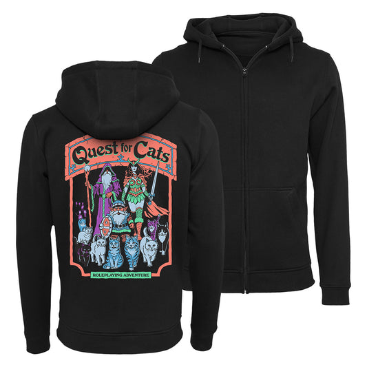 Steven Rhodes - Quest for Cats - Zip-Hoodie