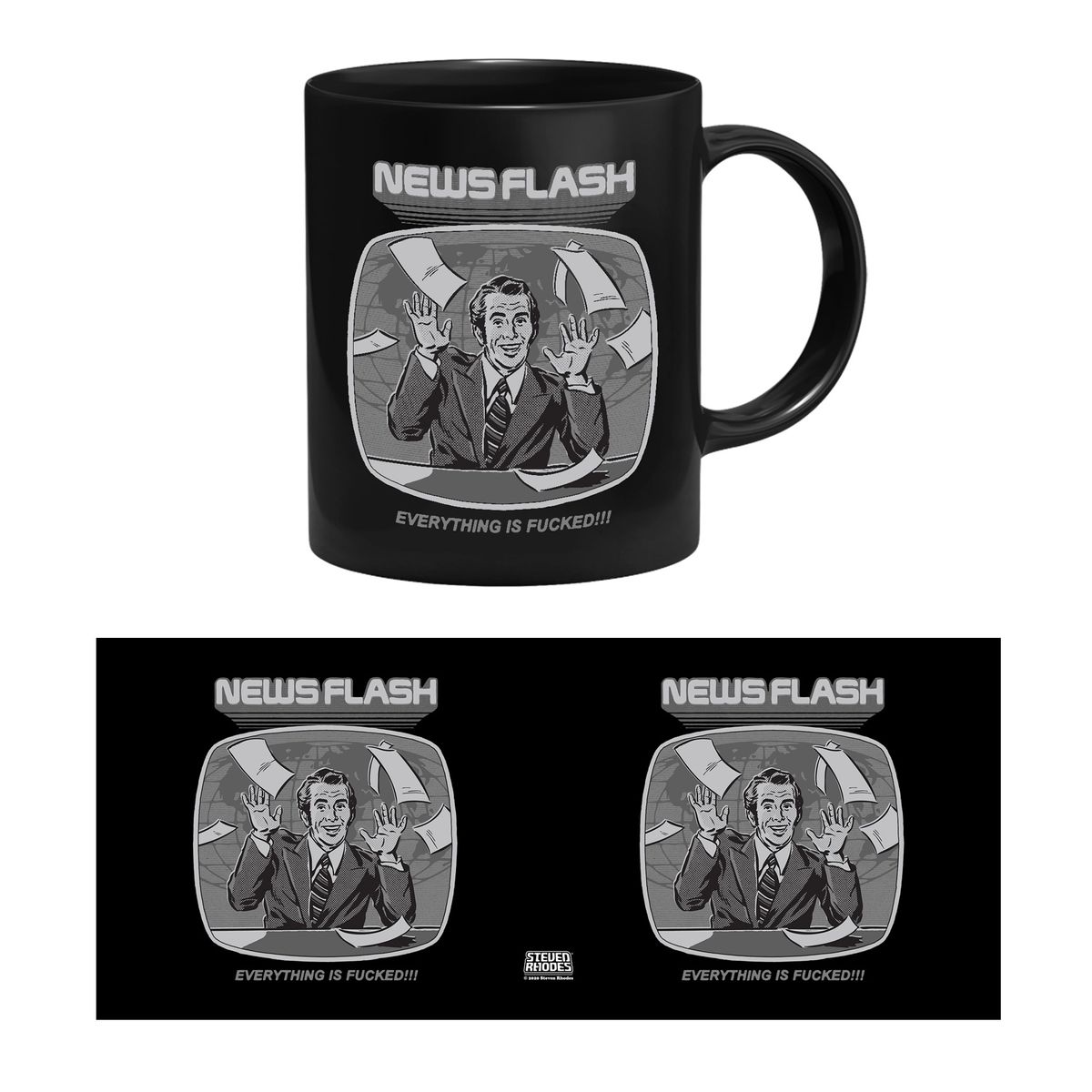 Steven Rhodes - Newsflash - Mug