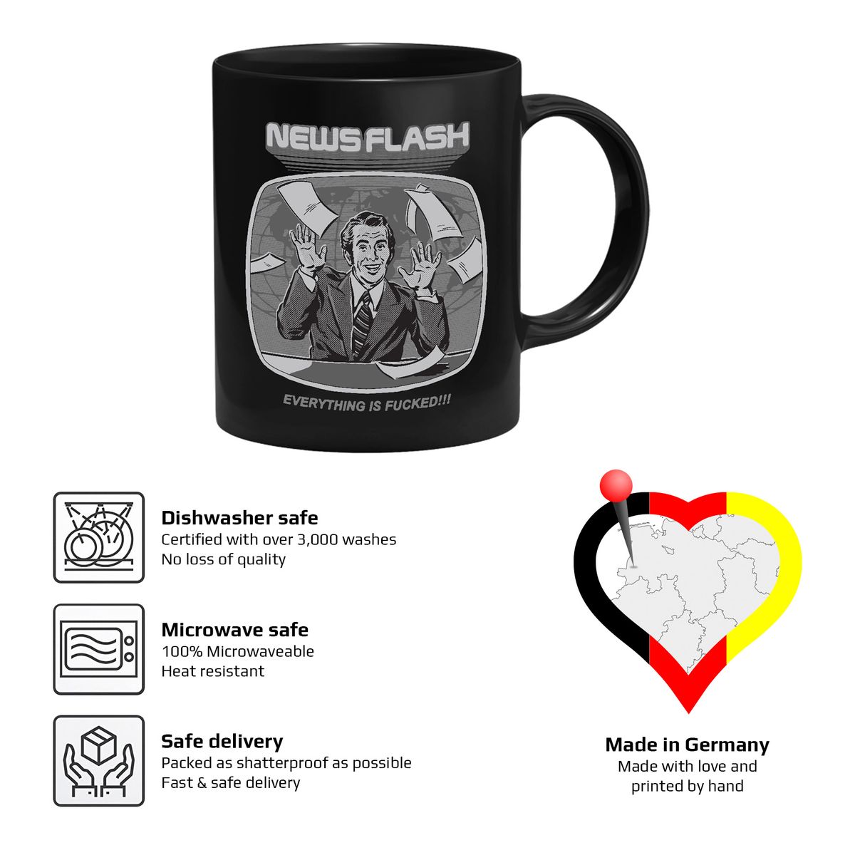 Steven Rhodes - Newsflash - Mug