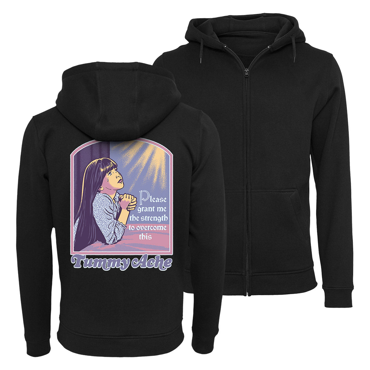 Steven Rhodes - Tummy Ache - Zip-Hoodie