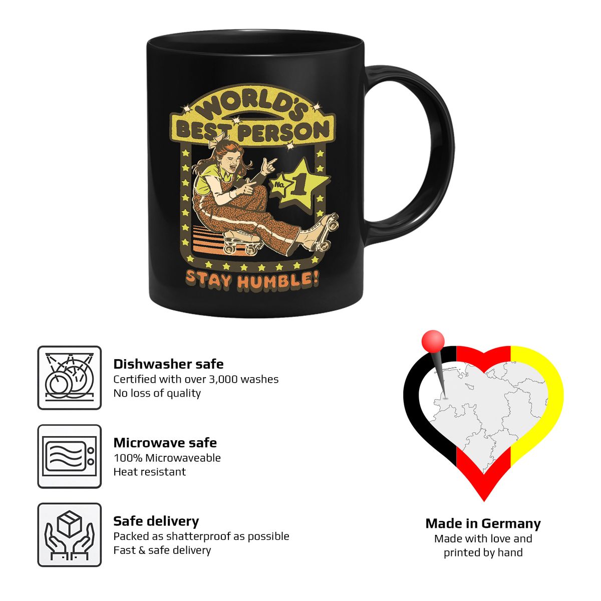 Steven Rhodes - Stay Humble - Tasse