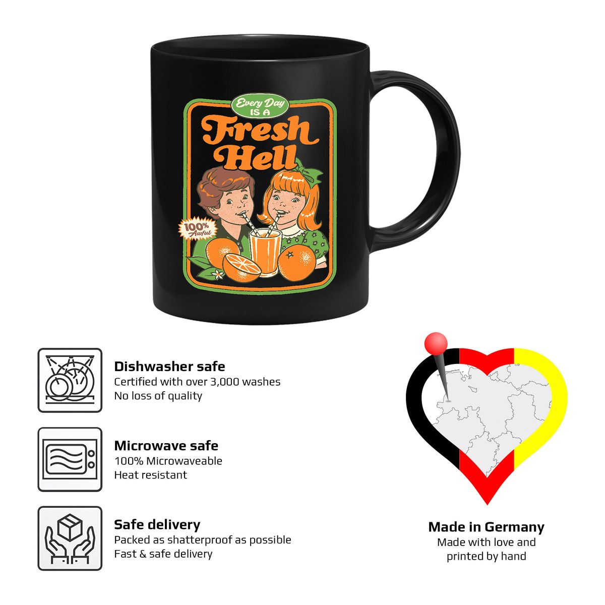 Steven Rhodes - Fresh Hell - Tasse