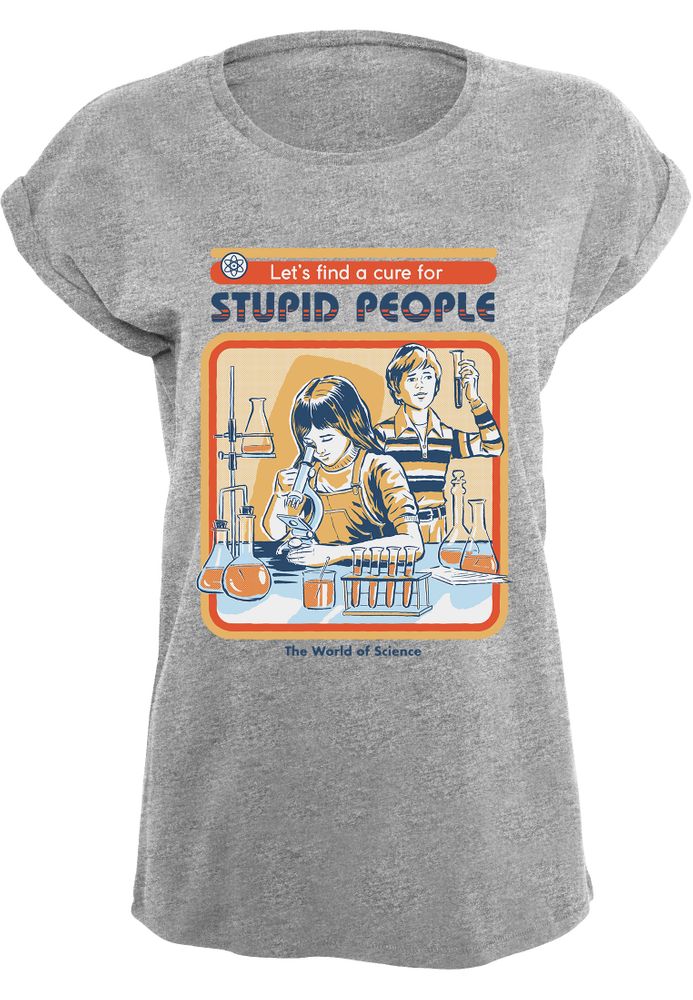 Steven Rhodes - A Cure For Stupid People - Girlshirt