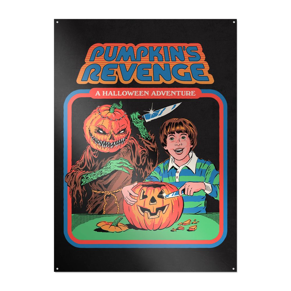 Steven Rhodes - Pumpkin’s Revenge - Metallschild