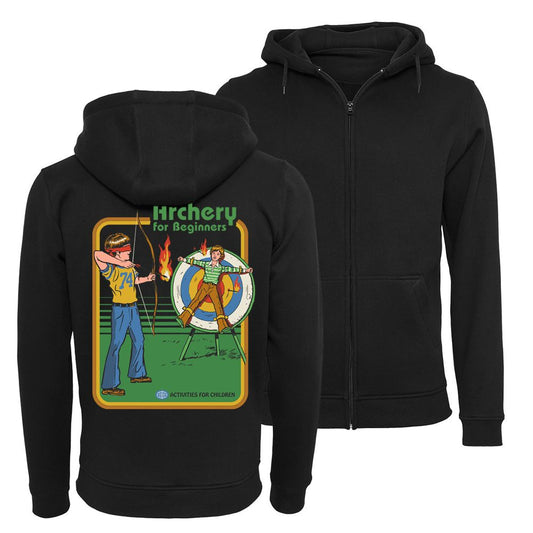 Steven Rhodes - Archery for Beginners - Zip-Hoodie