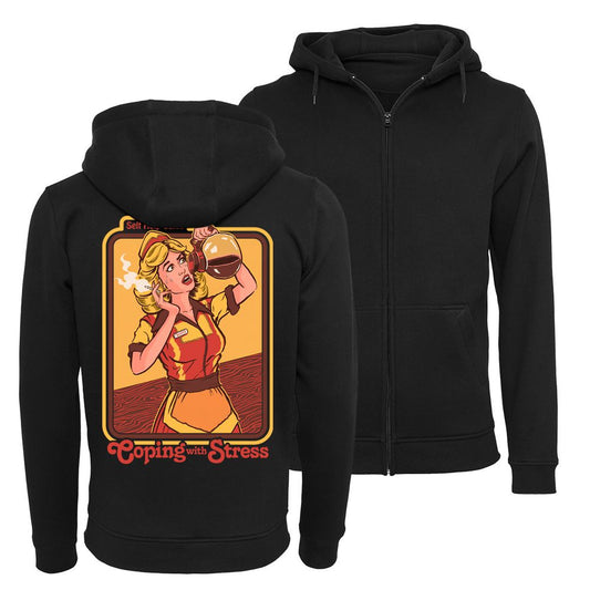 Steven Rhodes - Coping with Stress - Zip-Hoodie