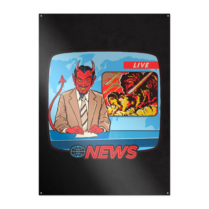 Steven Rhodes - Breaking News - Metallschild