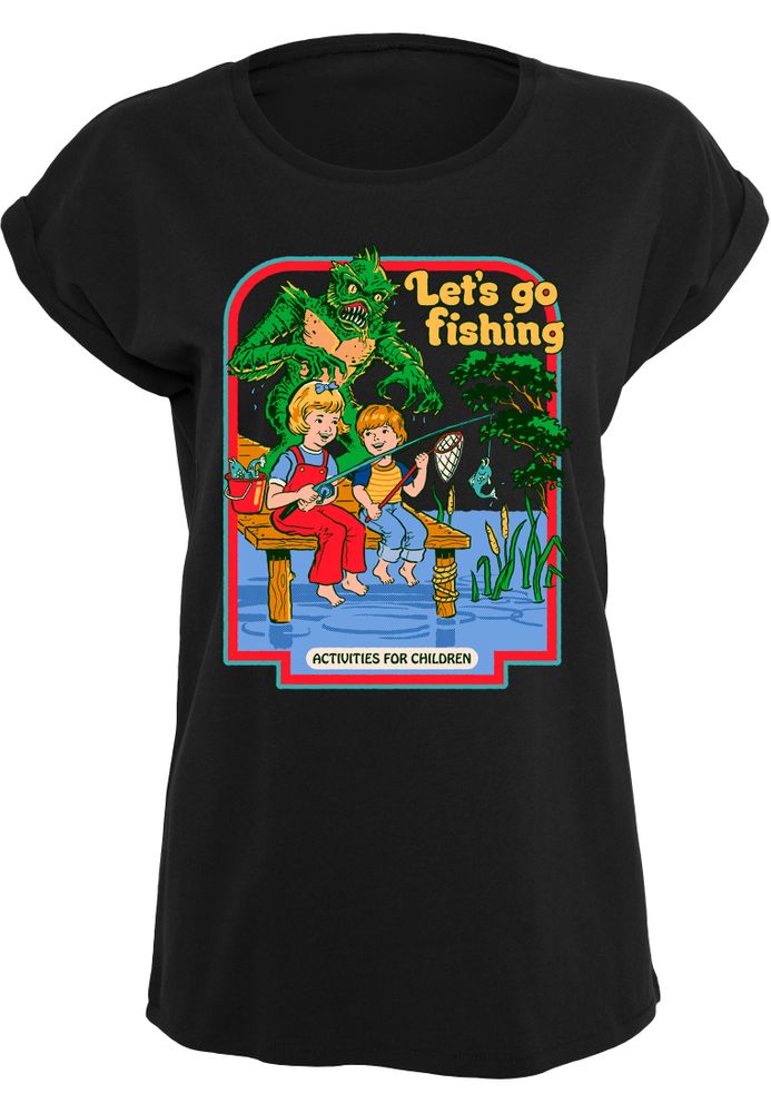 Steven Rhodes - Let's Go Fishing - Girlshirt