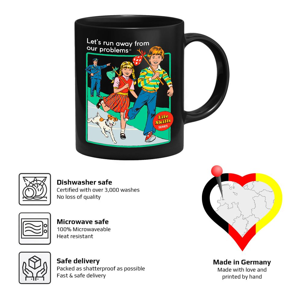 Steven Rhodes - Let's Run Away - Mug