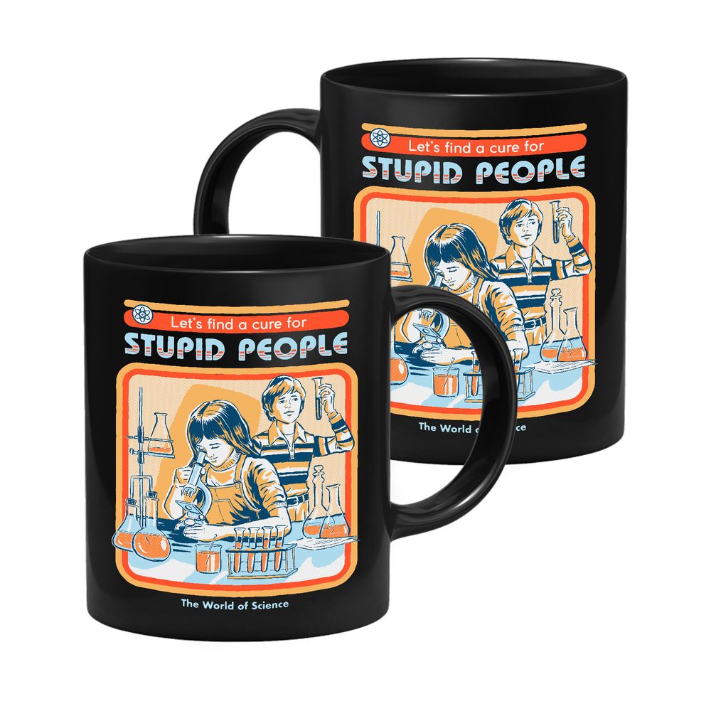Steven Rhodes - A Cure For Stupid People - Mug