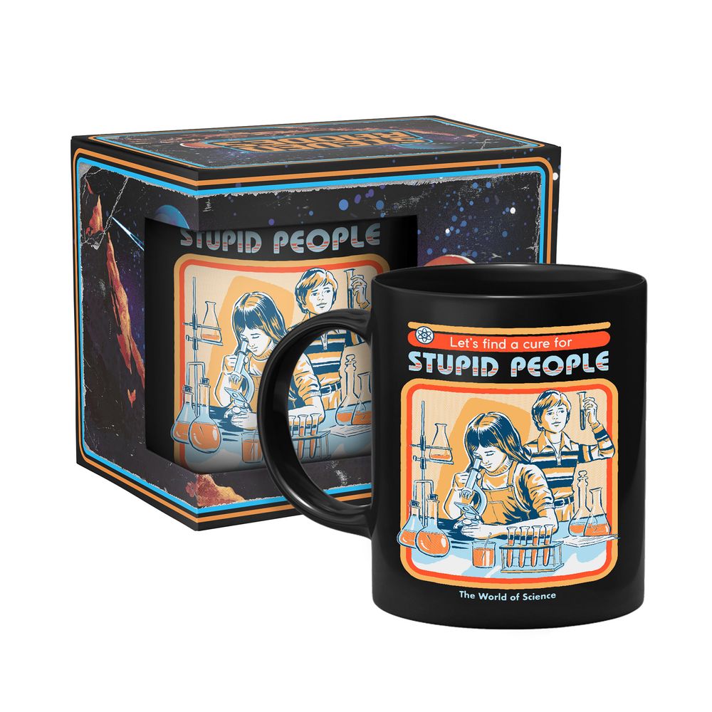 Steven Rhodes - A Cure For Stupid People - Mug