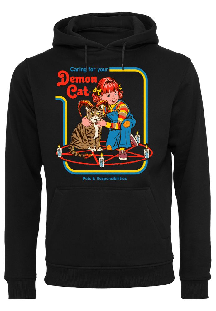 Steven Rhodes - Caring for your Demon Cat - Hoodie