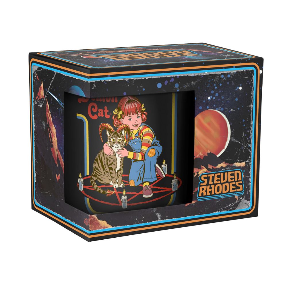 Steven Rhodes - Caring for your Demon Cat - Mug
