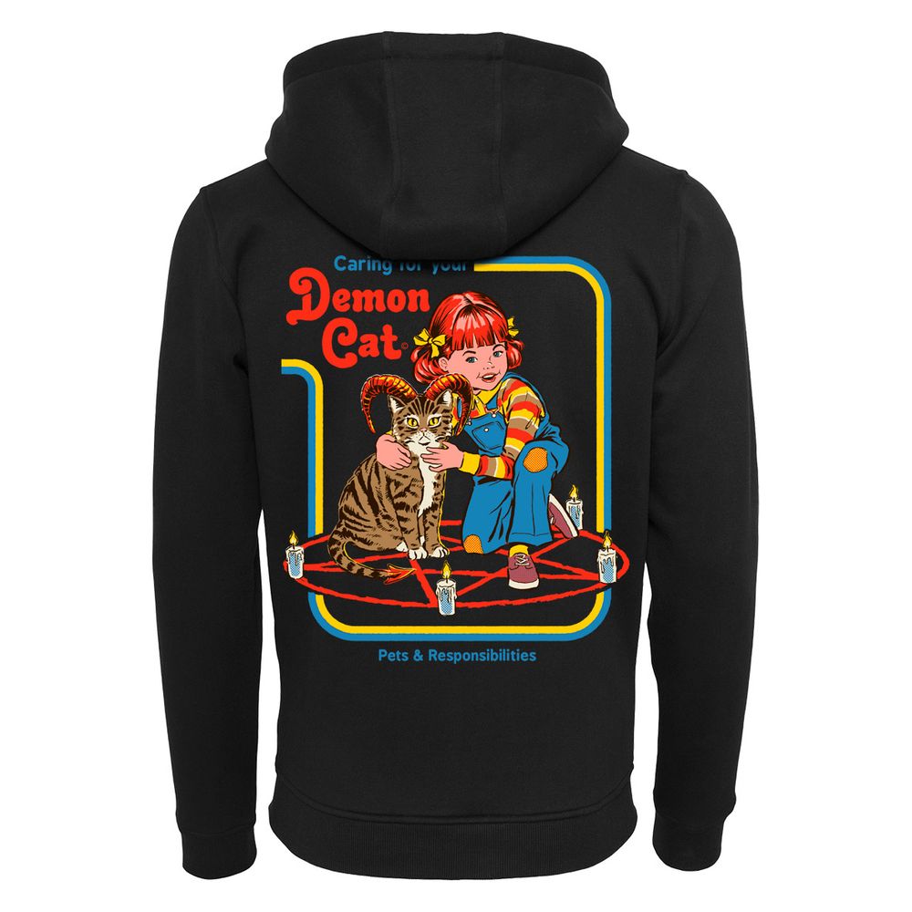 Steven Rhodes - Caring for your Demon Cat - Zip Hoodie