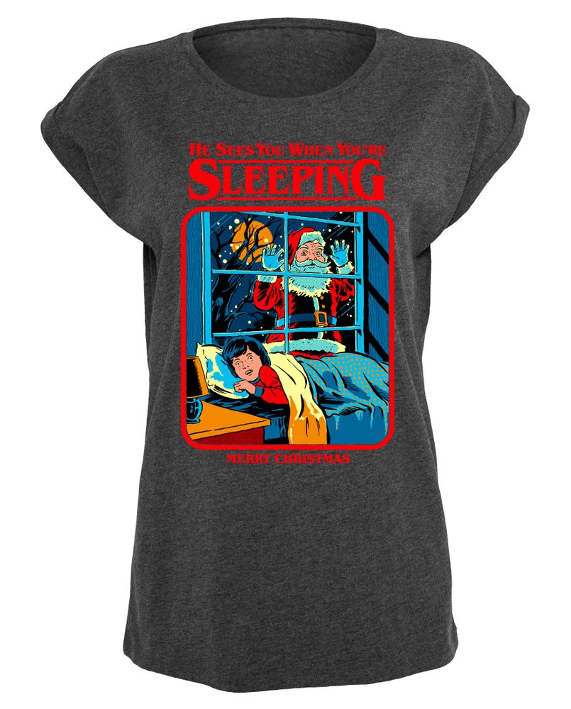 Steven Rhodes - He Sees You When You're Sleeping - Girlshirt