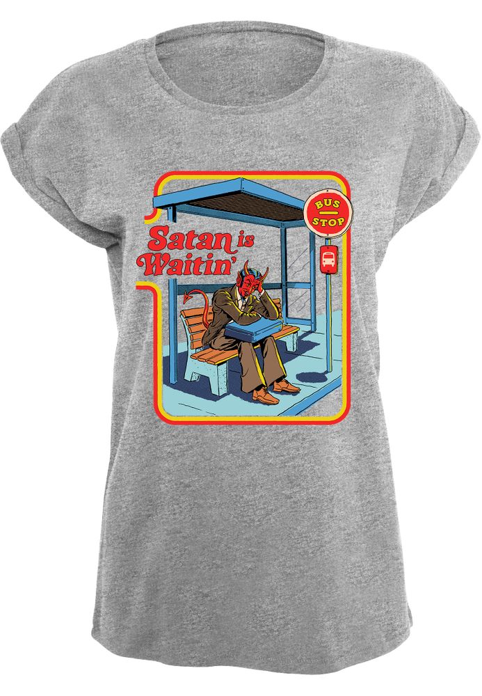 Steven Rhodes - Satan is Waitin' - Girlshirt