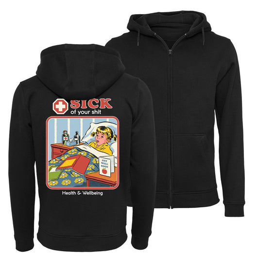 Steven Rhodes - Sick Of Your Shit - Zip-Hoodie
