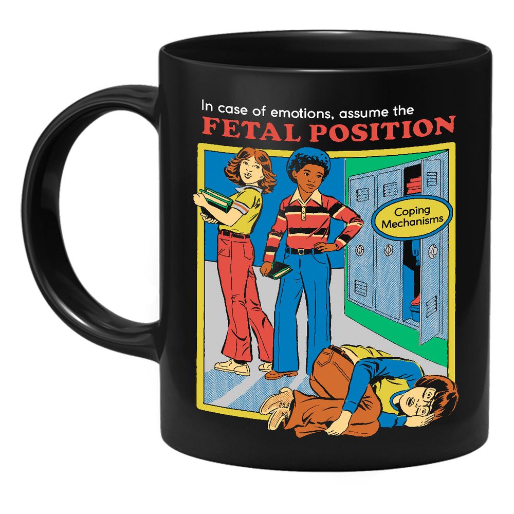 Steven Rhodes - Assume the Fetal Position - Mug
