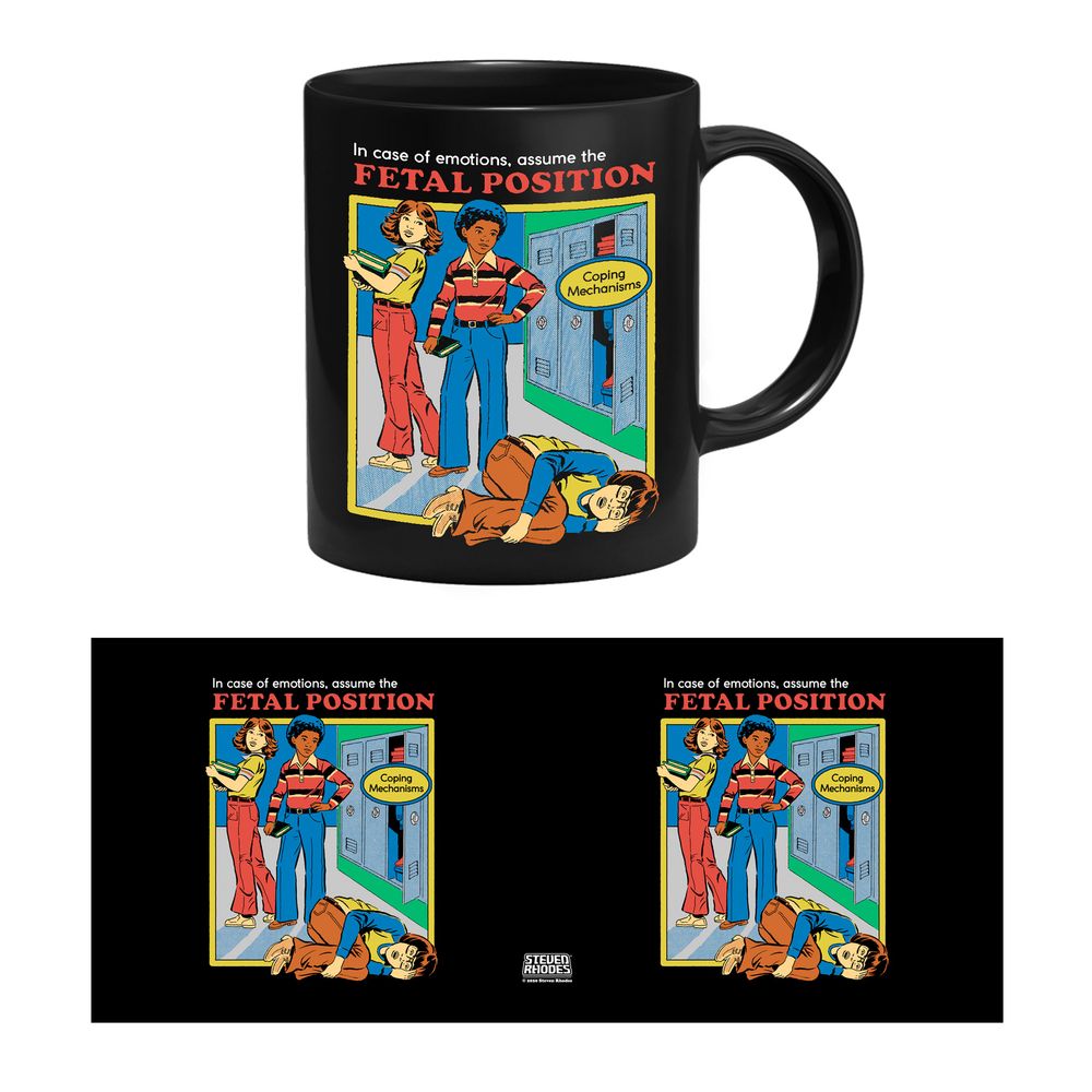Steven Rhodes - Assume the Fetal Position - Mug