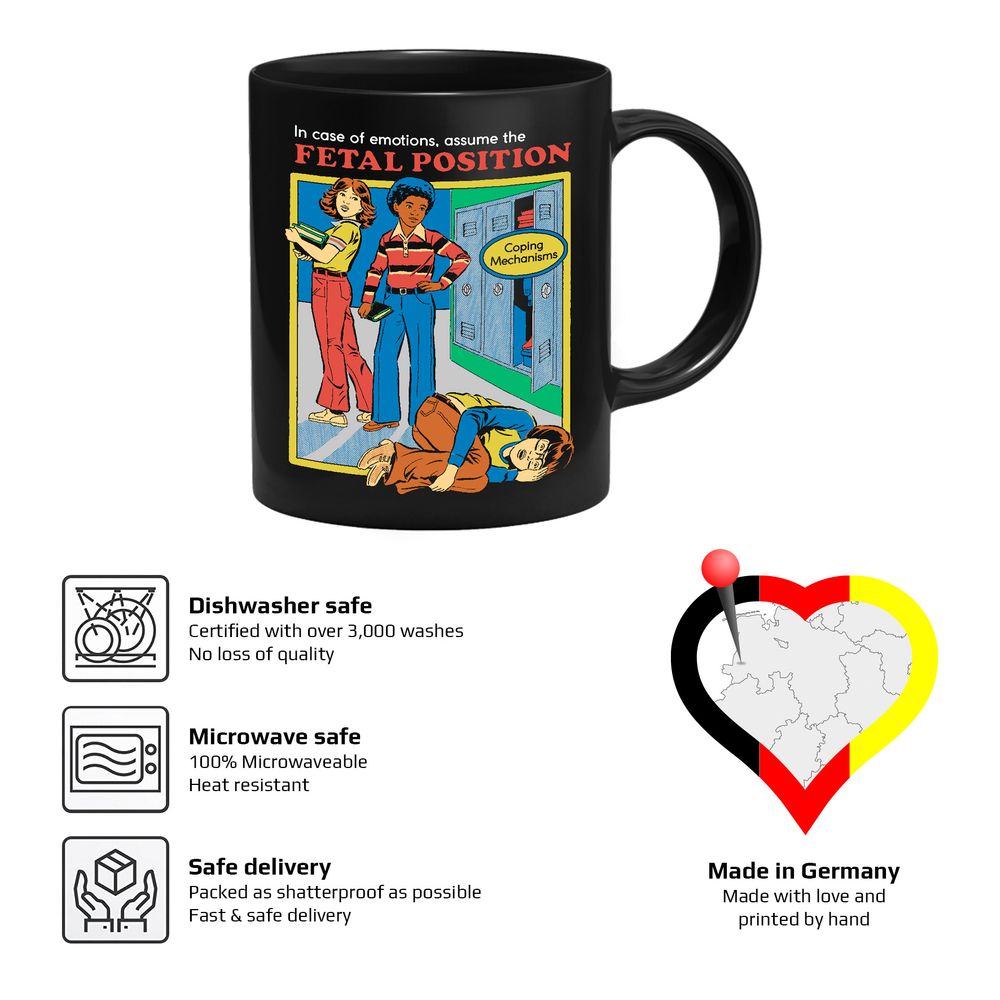 Steven Rhodes - Assume the Fetal Position - Mug