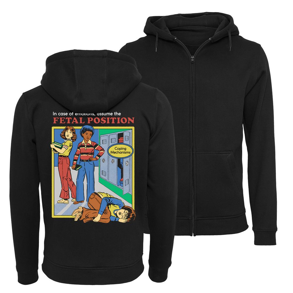 Steven Rhodes - Assume the Fetal Position - Zip-Hoodie