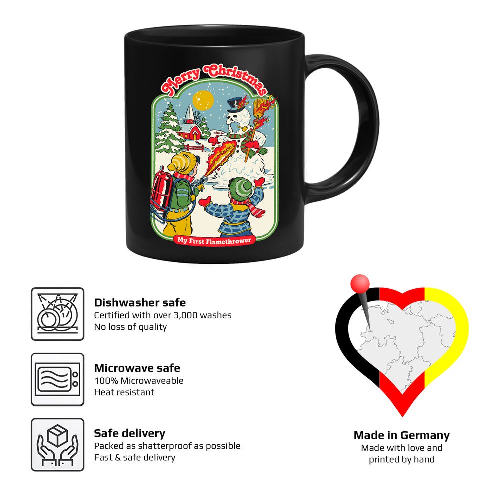 Steven Rhodes - My First Flamethrower - Tasse
