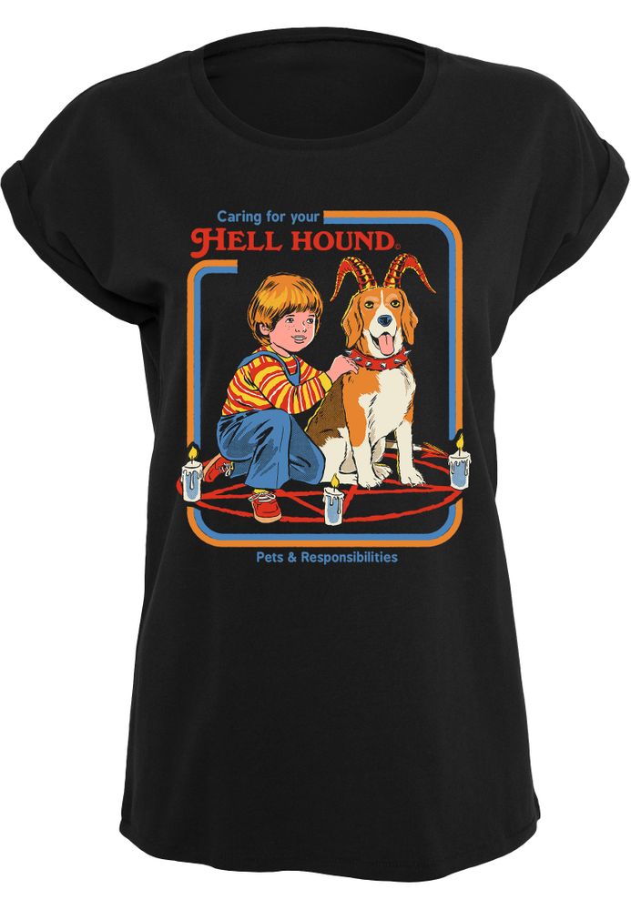Steven Rhodes - Caring for your hell hound - Girlshirt