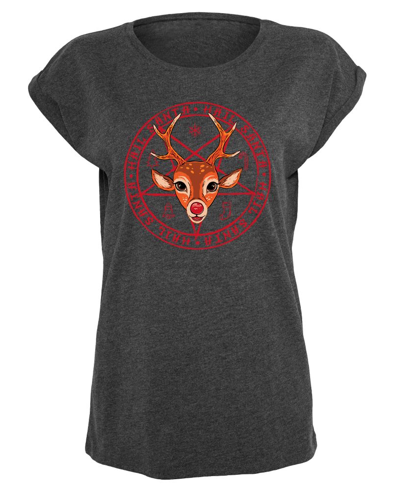 Steven Rhodes - Hail Santa - Girlshirt