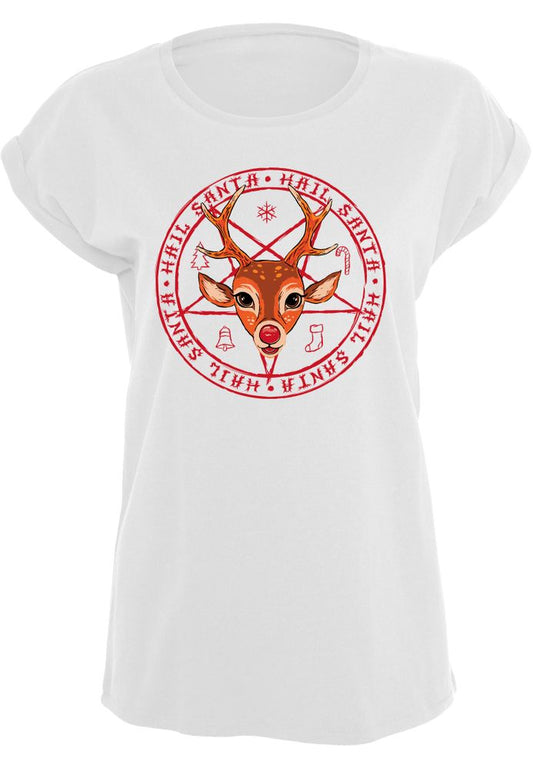 Steven Rhodes - Hail Santa - Girlshirt