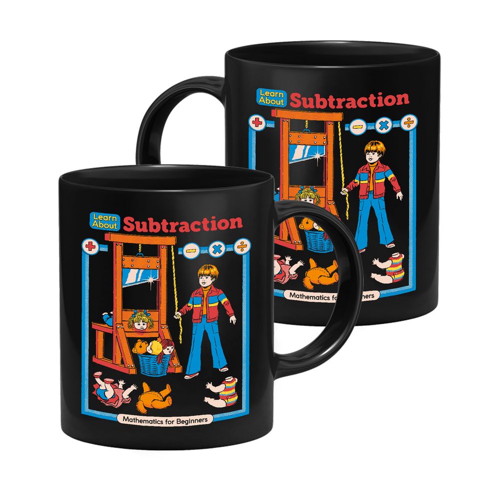 Steven Rhodes - Learn About Subtraction - Tasse