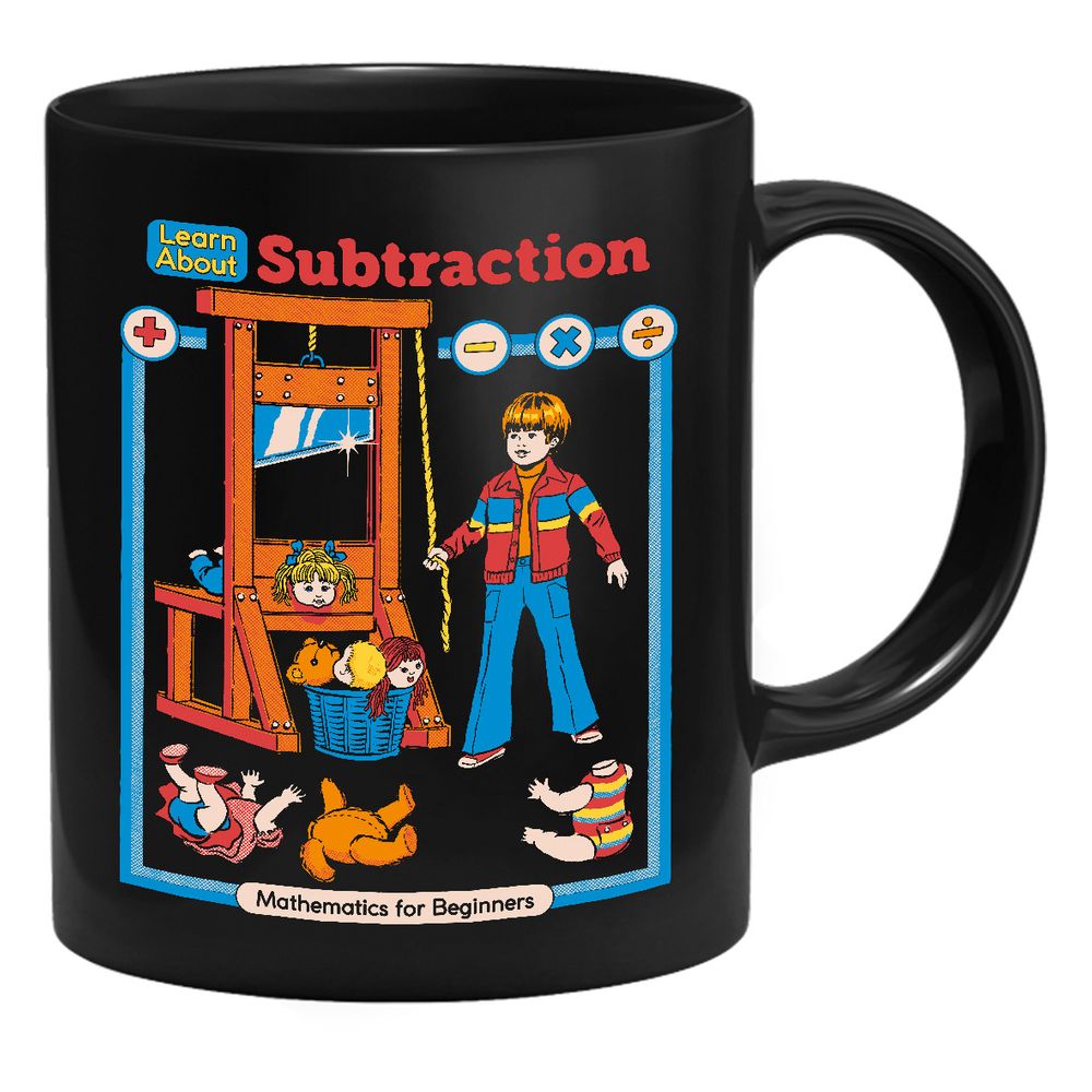 Steven Rhodes - Learn About Subtraction - Tasse
