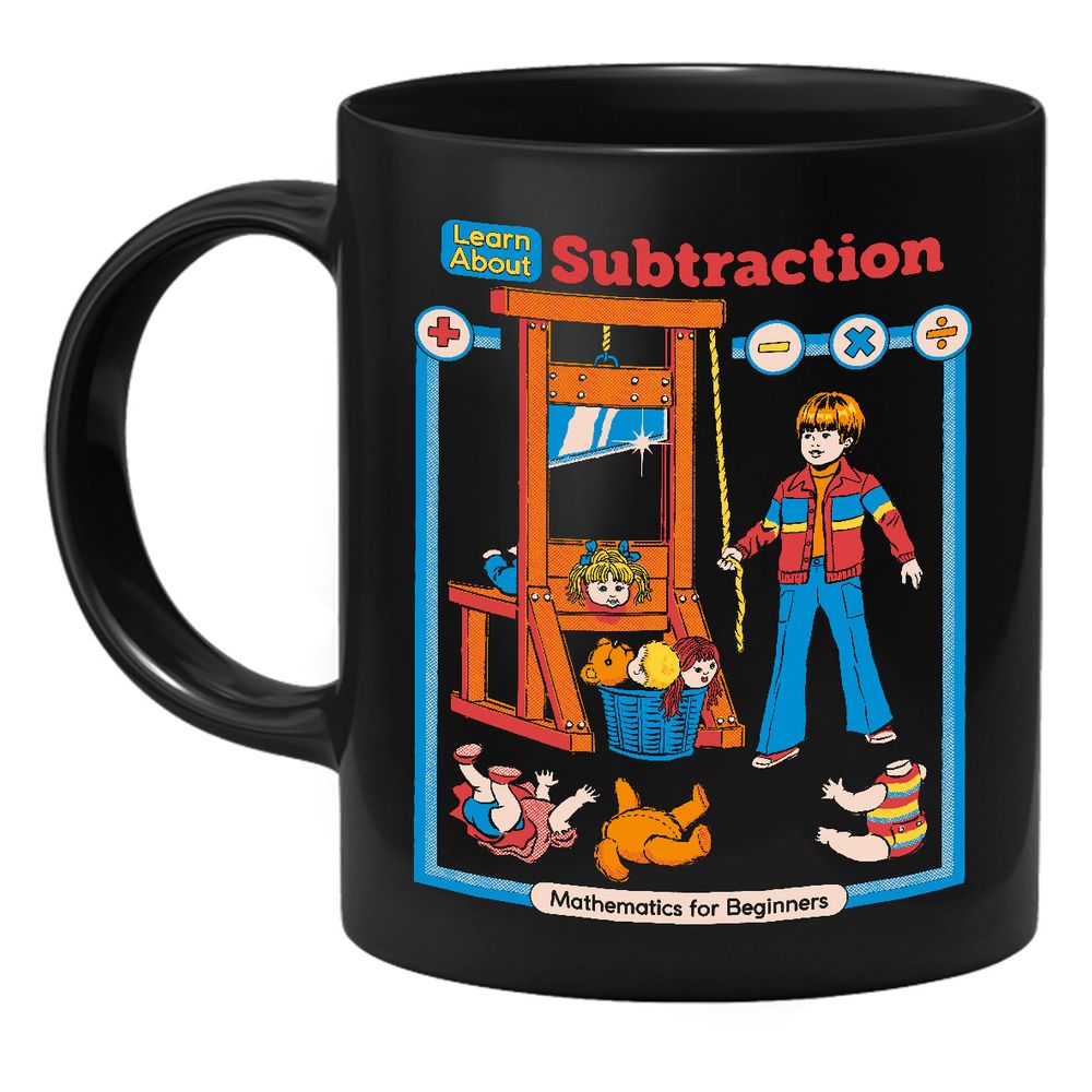 Steven Rhodes - Learn About Subtraction - Tasse
