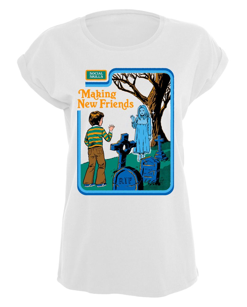 Steven Rhodes - Making New Friends - Girlshirt