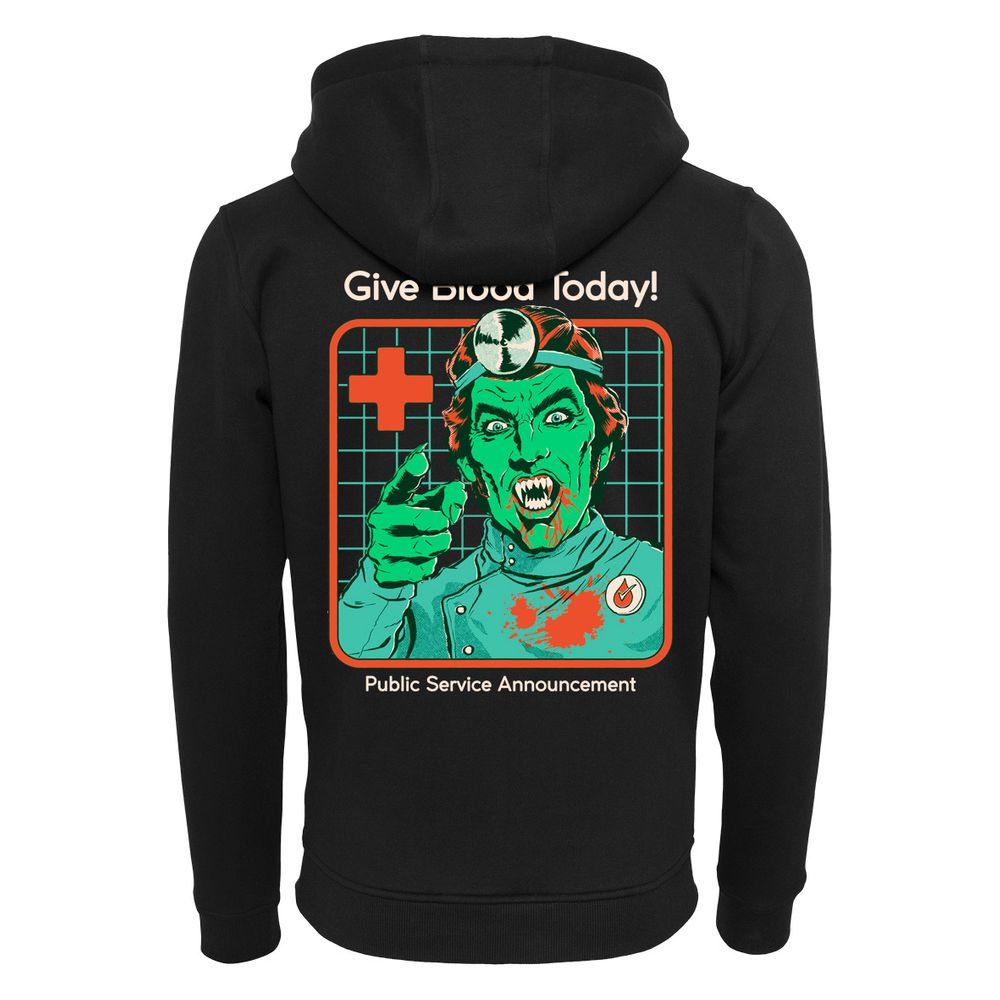 Steven Rhodes - Give Blood Today - Zip Hoodie