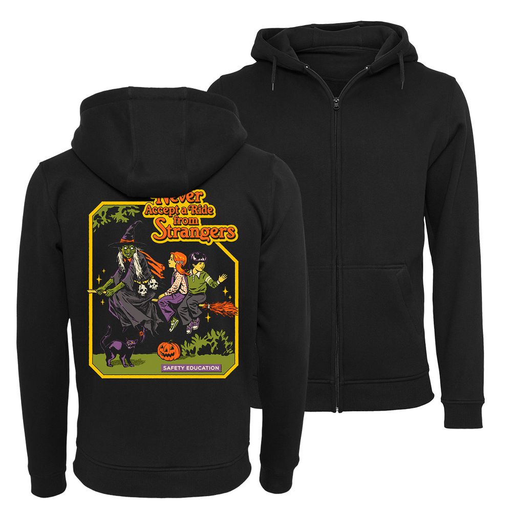 Steven Rhodes - Never Accept a Ride - Zip Hoodie