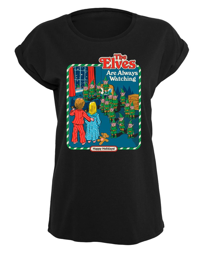Steven Rhodes - The Elves are watching - Girlshirt