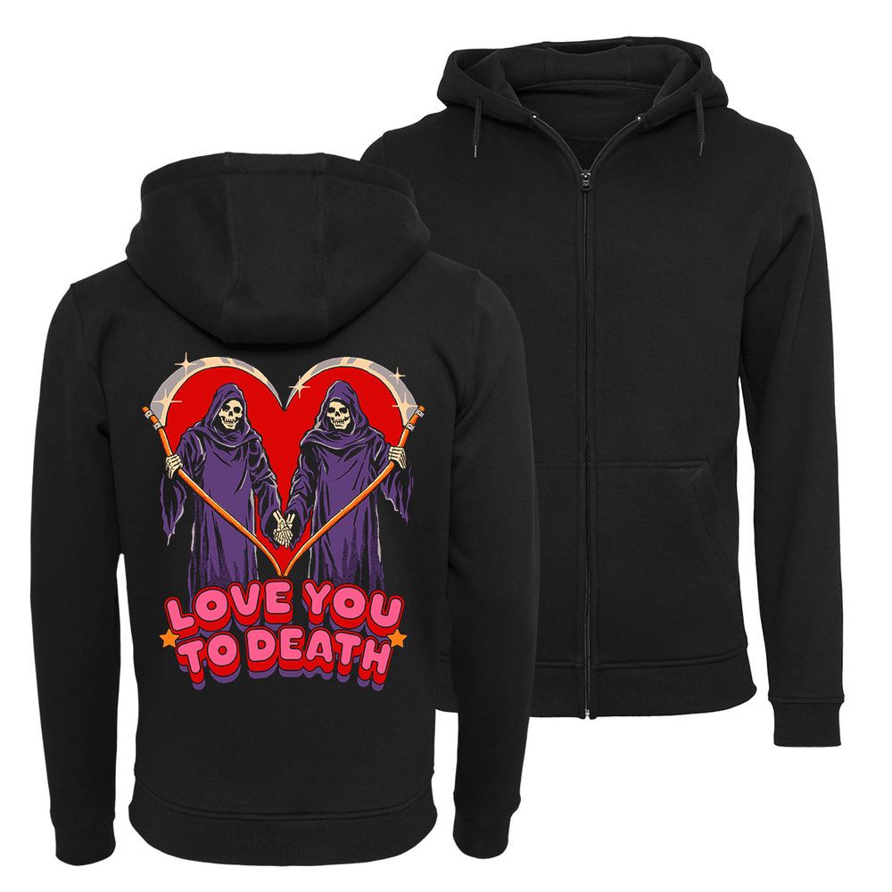 Steven Rhodes - Love you to Death - Zip Hoodie