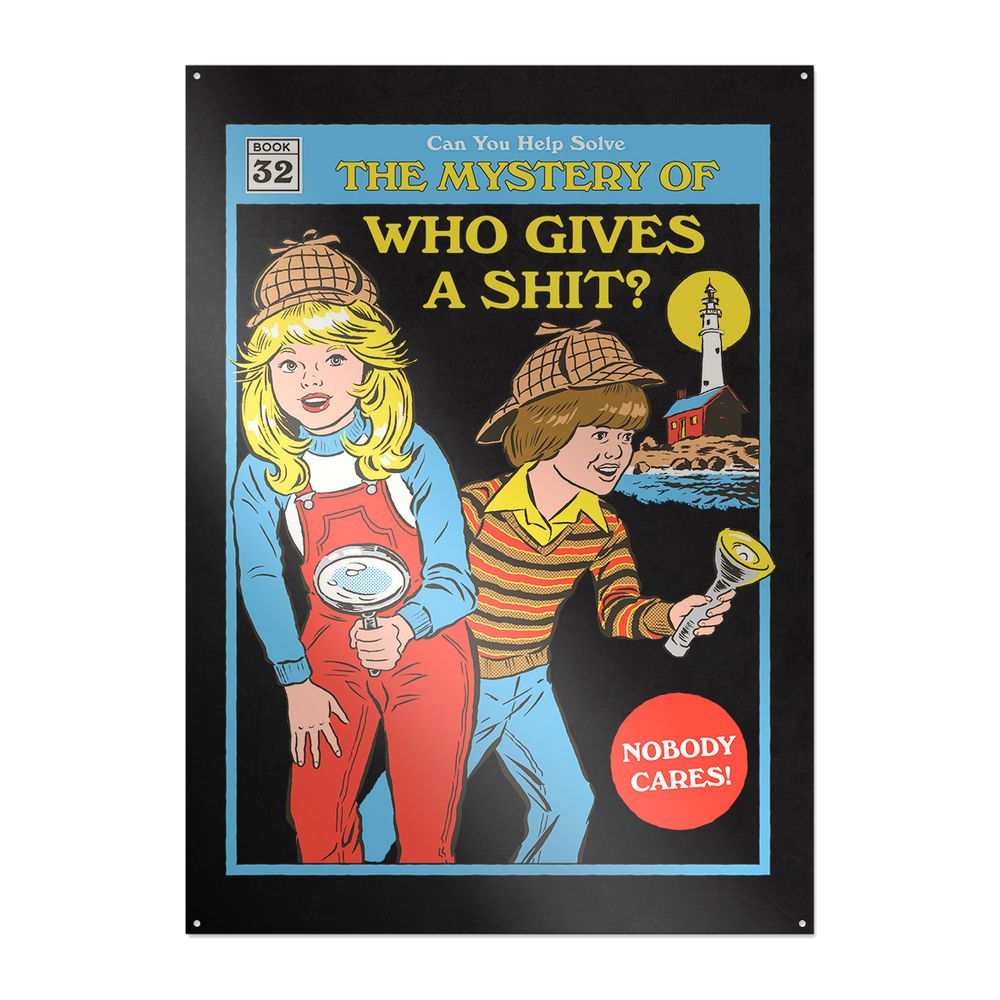 Steven Rhodes - Who Gives a Sh*t - Metal Plate