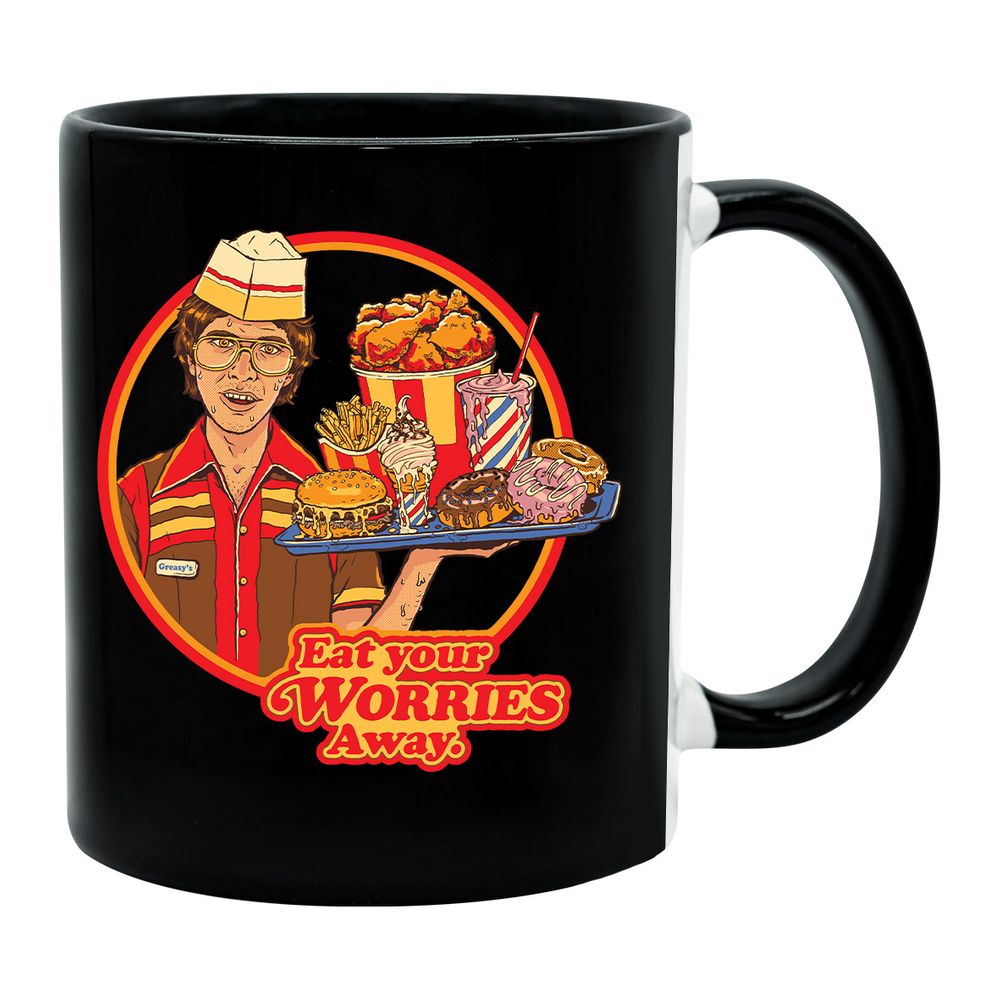 Steven Rhodes - Eat Your Worries - Mug