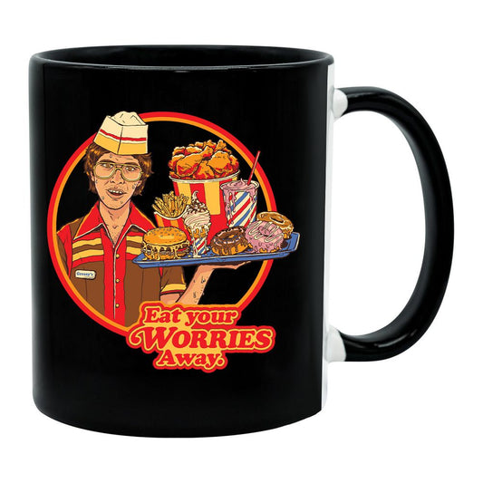 Steven Rhodes - Eat Your Worries - Mug