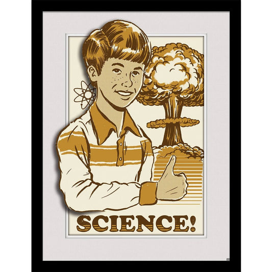 Steven Rhodes - Science! - Framed art print