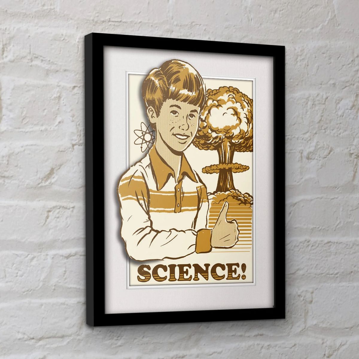 Steven Rhodes - Science! - Framed art print