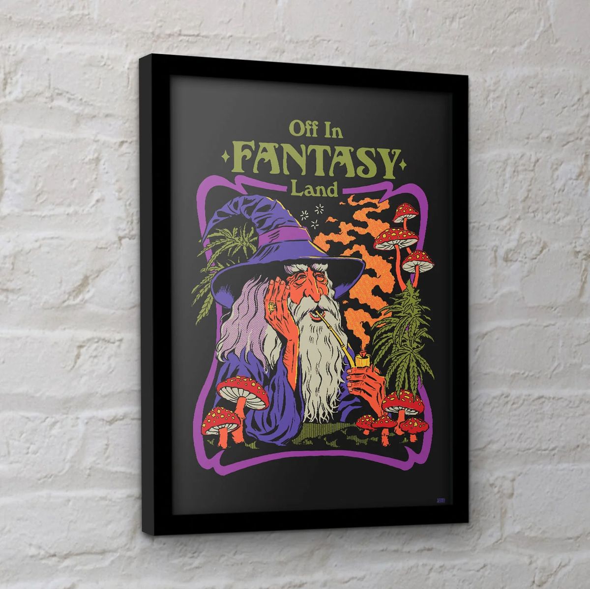 Steven Rhodes - Fantasy Land - Gerahmter Kunstdruck