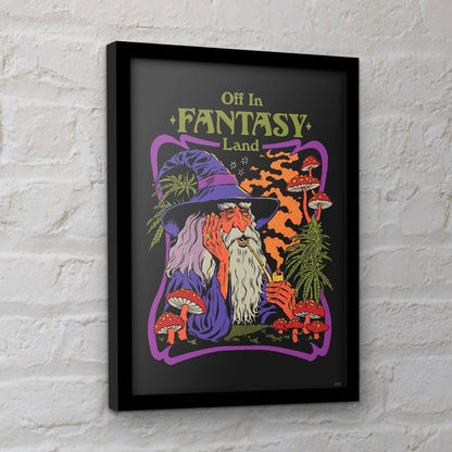 Steven Rhodes - Fantasy Land - Gerahmter Kunstdruck