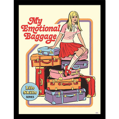 Steven Rhodes - Baggage - Gerahmter Kunstdruck