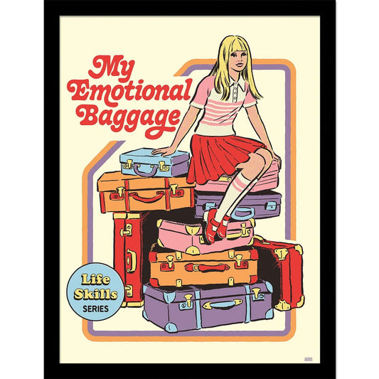 Steven Rhodes - Baggage - Gerahmter Kunstdruck