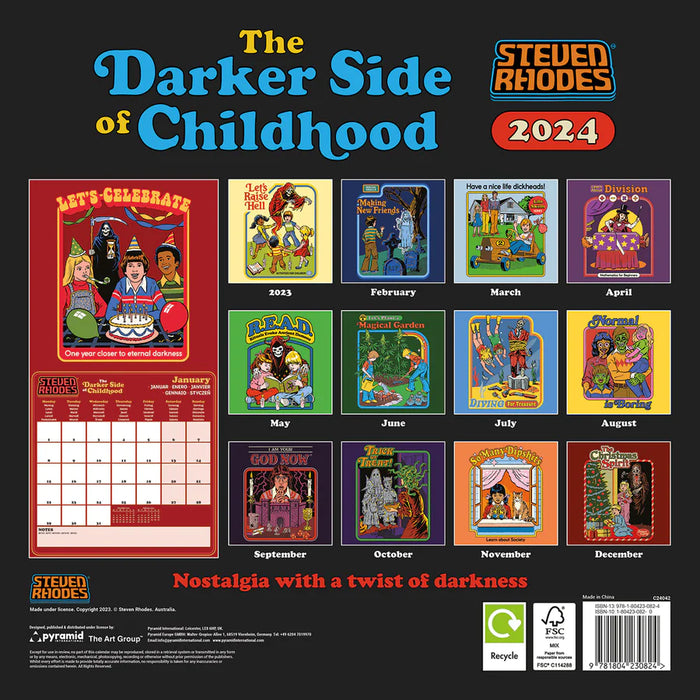 Steven Rhodes - Darker Side of Childhood - Kalender