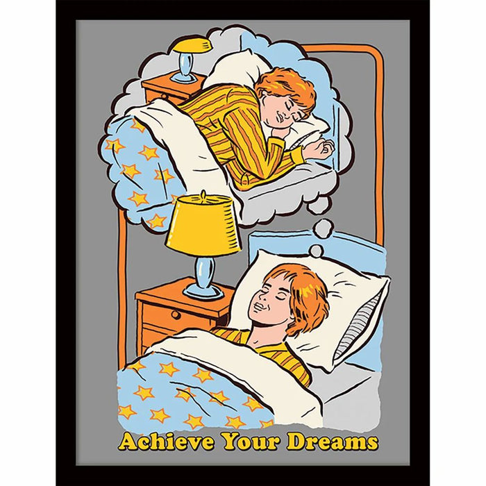 Steven Rhodes - Achieve Your Dreams - Gerahmter Kunstdruck