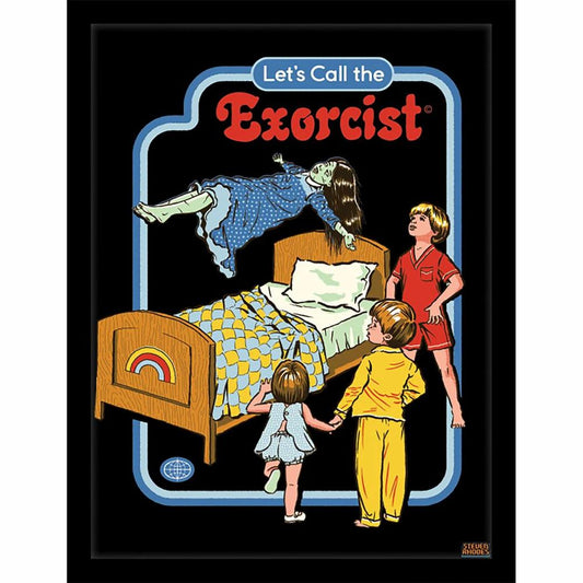 Steven Rhodes - Let's Call the Exorcist - Gerahmter Kunstdruck