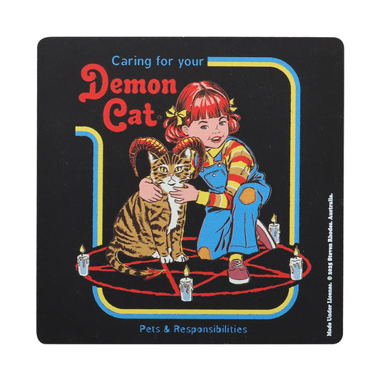 Steven Rhodes - Caring for your Demon Cat - Untersetzer